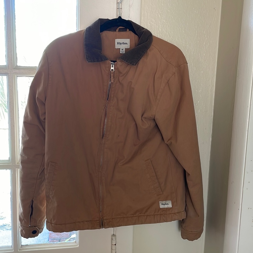 Rhythm Jacket - Brown with Dark Brown Corduroy  Collar